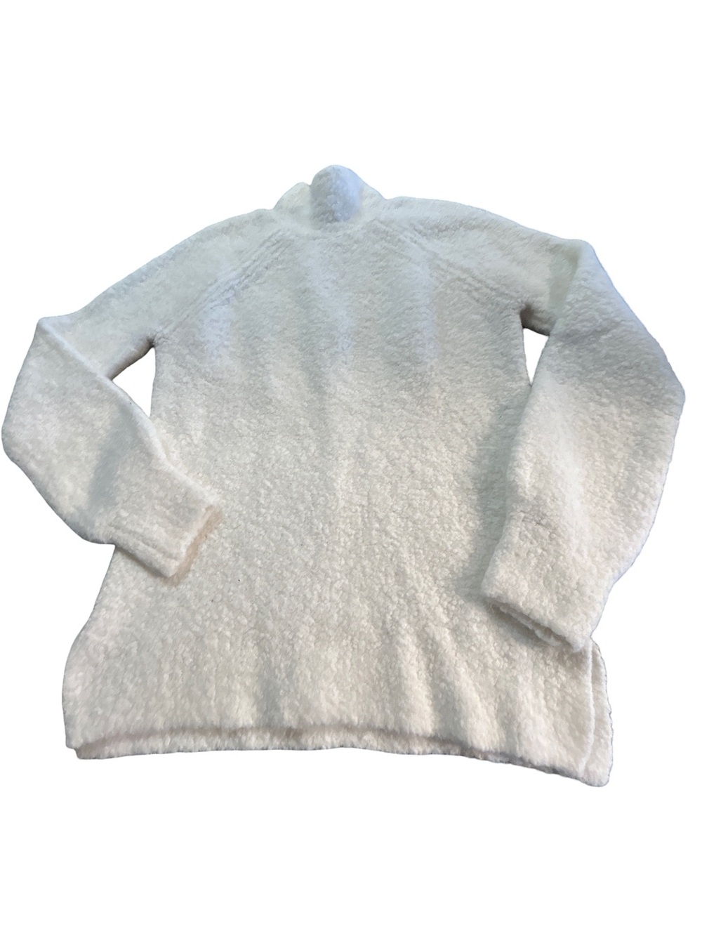 GAP Cream Granola Girl Apres-Ski Alpaca Wool Blend Boucle Mock Neck Sweater S